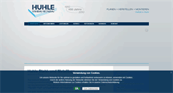Desktop Screenshot of huhle-stahlbau.de